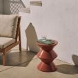 Kick Side table Lotus - Red
