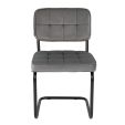 KICK IVY Tubular Frame Chair - Grey