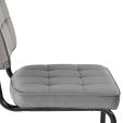 KICK IVY Tubular Frame Chair - Grey