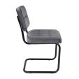 KICK IVY Tubular Frame Chair - Dark Grey
