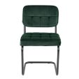 KICK IVY Tubular Frame Chair - Dark Green