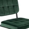 KICK IVY Tubular Frame Chair - Dark Green