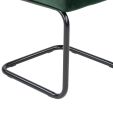 KICK IVY Tubular Frame Chair - Dark Green
