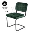 KICK IVY Tubular Frame Chair - Dark Green