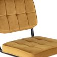 KICK IVY Tubular Frame Chair - Gold