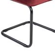 KICK IVY Tubular Frame Chair - Red