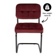 KICK IVY Tubular Frame Chair - Red