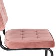 KICK IVY Tubular Frame Chair - Pink