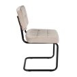KICK IVY Tubular Frame Chair - Champagne