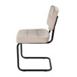 KICK IVY Tubular Frame Chair - Champagne