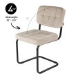 KICK IVY Tubular Frame Chair - Champagne