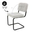 Kick Yves Tubular Frame Chair - White