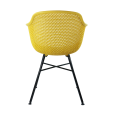 Set of 4 KICK INDY Garden Chair - Yellow
