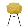 Set of 4 KICK INDY Garden Chair - Yellow