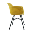 Set of 4 KICK INDY Garden Chair - Yellow
