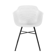 Set of 4 KICK INDY Garden Chair - White