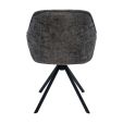 Kick swivel chair Luc - Dark Grey
