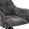 Kick swivel chair Luc - Dark Grey