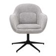 Kick swivel armchair Lux - Grey