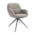 Kick swivel chair Abel - Dark Grey