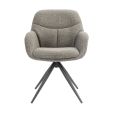 Kick swivel chair Abel - Dark Grey