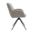 Kick swivel chair Abel - Dark Grey