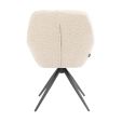 Kick swivel chair Abel - Champagne