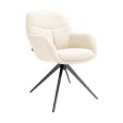Kick swivel chair Abel - Champagne