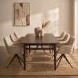 Kick swivel chair Abel - Champagne