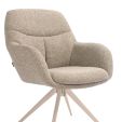 Kick swivel chair Abel - Taupe