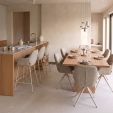 Kick swivel chair Abel - Taupe