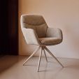 Kick swivel chair Abel - Taupe
