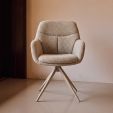 Kick swivel chair Abel - Taupe