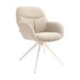 Kick swivel chair Abel - Taupe