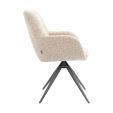 Kick swivel chair Abel - Taupe