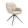 Kick swivel chair Abel - Taupe