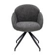 Kick swivel chair Aiko - Dark Grey