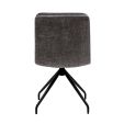 Kick swivel chair Aron - Dark Grey
