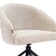 Kick swivel chair Ava - Champagne