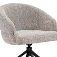 Kick swivel chair Ava - Taupe
