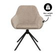 Kick swivel chair Jule - Beige