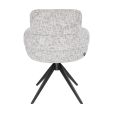 Kick swivel chair Liva - Grey