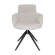 Kick swivel chair Liva - Champagne