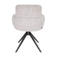 Kick swivel chair Liva - Champagne