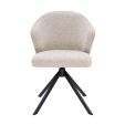 Kick swivel chair Liz - Champagne