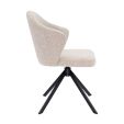 Kick swivel chair Liz - Champagne