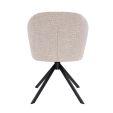 Kick swivel chair Liz - Champagne