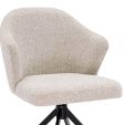 Kick swivel chair Liz - Champagne
