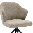 Kick swivel chair Liz - Taupe