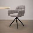 Kick swivel chair Luc - Grey